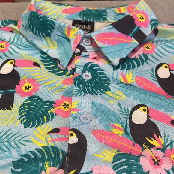 GOLF GODS TUCAN , GOLF SHIRT 👕 - Picture 2 of 6